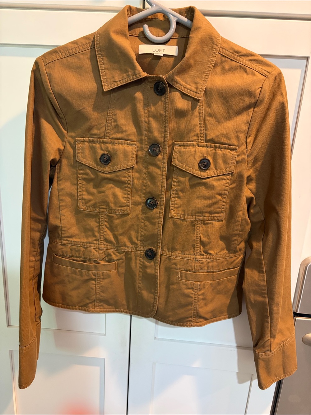 LOFT Utility Jacket in Camel Brown
